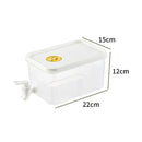 Large Cold Kettle Refrigerator with Faucet Lemonade Beverage Dispenser (3L)