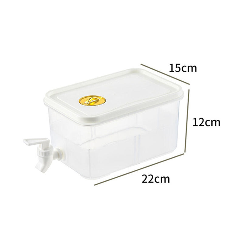 Large Cold Kettle Refrigerator with Faucet Lemonade Beverage Dispenser (3L)