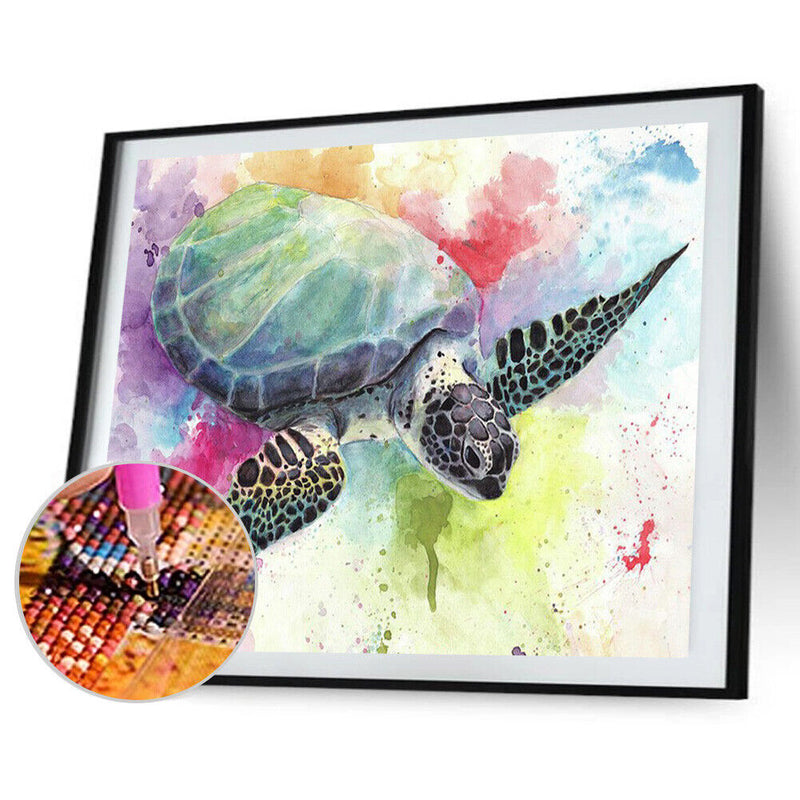 DIY Full Drill Round Diamond Painting Animal Drawing Full Drill for Artcrafts