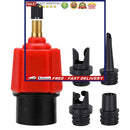 Air Valve Adapter Inflatable Rowing Rubber Boat Paddle Canoe Pump Compressor