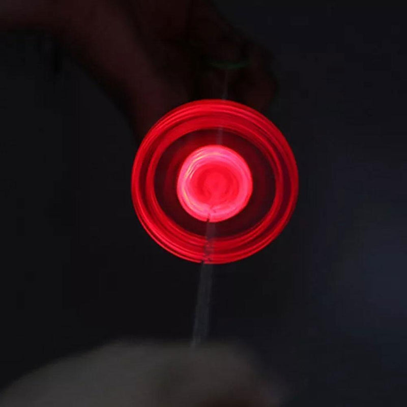 Colorful Glow Up Novelty Children's Toys Pull Line Pull Flywheel Flywheel n T5X9