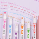 Hand Account Highlighter Lace Outline Pen Fluorescent Pen Roller Curve Pen
