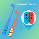 2pcs Retractable Golf Club for Nintend Switch Controller Adapter (Blue+Red)