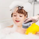 Soft Exfoliating Bathing Sponge Scrubber Exfoliating Massager Tool (Grey)