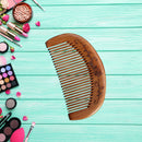 Peach Wood Comb Scalp Massage Relieve Fatigue Curved Comb (Wide Tooth) Newly