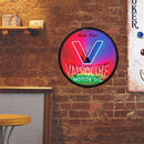 Metal Signs V Motor Oil Iron Painting Metal Wall Art Plate Posters Decoration