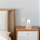 Solid Wood Table Lamp Base E27 220V Wooden Light Holder w/Switch Line (E) Newly