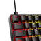 T60 Mechanical Gaming Keyboard Blue Switch 62 Key Keyboard for PC (Black)