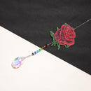 Crystal Diamond Angel Tears Catching Light Hanging Wind Chimes Decor (C)