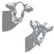 Garden Ornament Rusty Animal Scout Stakes Metal Silhouette Statue