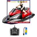 High Speed Rechargeable Remote Control Motorboat 2.4GHz 20km/h RC Boat for Kids