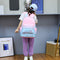 #A 3pcs School Backpack Cute Cartoon Fashion Crossbody Bag Kindergarten for Tr