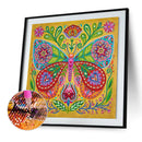 5D DIY Diamond Painted Butterfly Partial Special Rhinestone Set