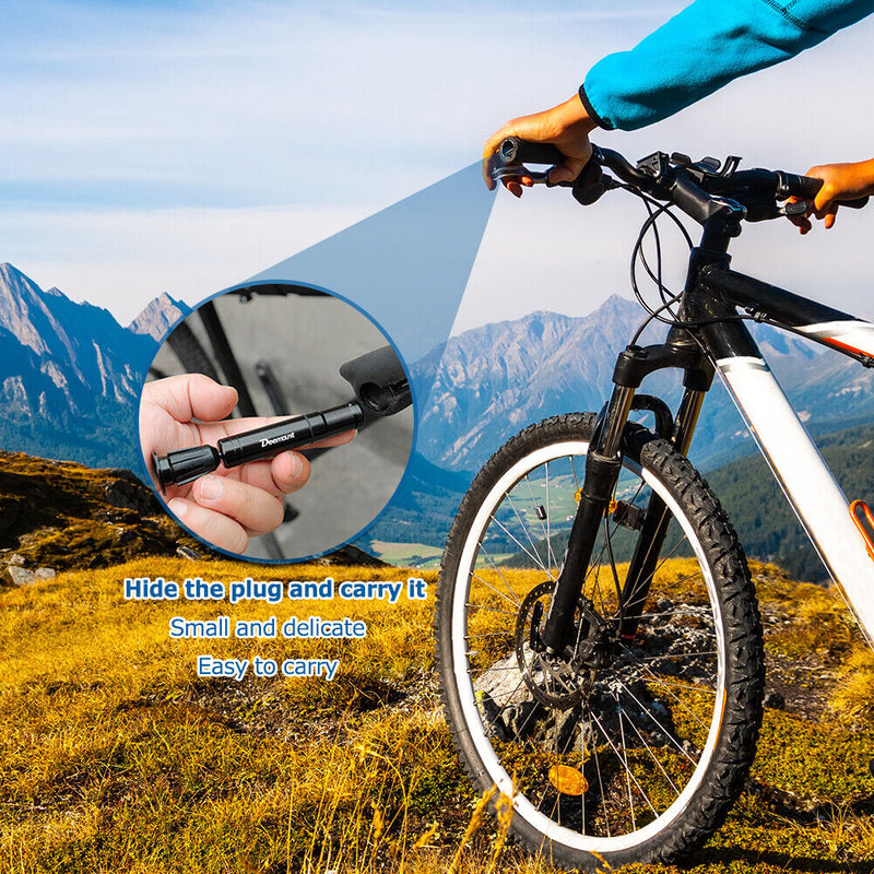 Mountain Bike Rubber Strip Drill Tubeless Tire Puncture Repair Tool Kit (A)