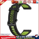20mm Watch Band for Huawei Watch GT3 42mm Silicone Strap (Black Lime) Newly