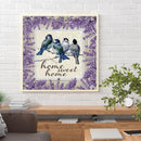 5D DIY Diamond Painting Lavender Bird Full Round Drill Mosaic Art Picture D