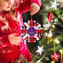 Jubiläums-Ornament, Platin-Jubiläumsartikel, Platin-Jubiläumskugel der Königin.