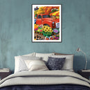 5D Diamond Painting Red Car Full Round Rhinestone DIY Wall Home Decoration Gift