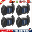 4pcs Solar Wall Lamp Outdoor Waterproof Balcony Fence Lights (Warm 2LED)