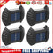 4pcs Solar Wall Lamp Outdoor Waterproof Balcony Fence Lights (Warm 2LED)