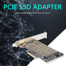 M.2 NVME M+B Key SSD to PCIE Adapter Module PCI-E 3.0 X4 SATA Expansion Card