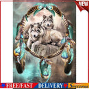 5D DIY Full Drill Diamond Painting Wolf and Dream Catcher Embroidery Kit
