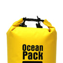 2L Waterproof Dry Bag Swimming Outdoor Drift Kayaking Storage Pack (Yellow)