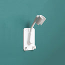 Bathroom Wall Mounted Hand Shower Head Adjustable Holder Bracket (White) Newly