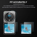 Camera Lens Tempered Glass+2 Screen Protector Film for DJI OSMO Action 2 Newly