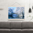 5D Diamond Painting Kit DIY Snow scene Full Round Drill Mosaic Picture Art