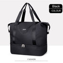 Women Large Capacity Fitness Duffle Bag Waterproof Nylon Travel Luggage Bags