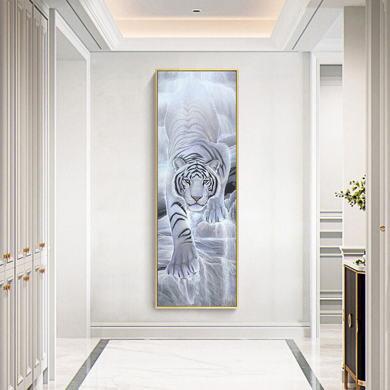 Bengal Tiger 5D DIY Full Round Drill Diamond Painting Animal Digital Craft Gifts