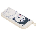 Stationery Storage Pouch Canvas Box Pencil Bag Makeup Case ( Pencil case-A)