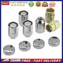 4pcs M12x1.5 12mmx1.25 Anti Theft Lug Nuts Universal Wheel Nuts + 2 Keys Se