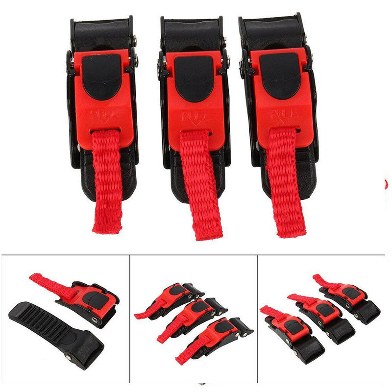 3 PCS Schnellverschluss Motorrad Fahrrad ATV Helm Kinnriemen Speed Clips