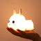 Rabbit LED Bedside Lamp Creative USB Remote Control Timing Night Lamp for Decor