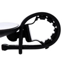 Cycling Bike Bicycle Handlebar 360 Degree Rotate Rear View Mirror(Black) Newly