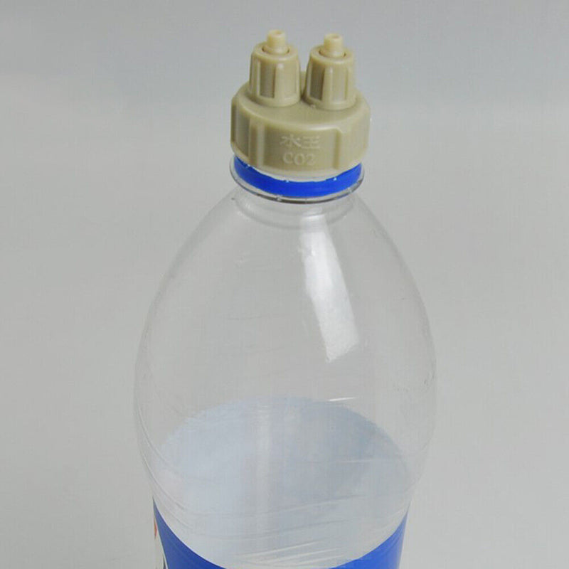 Aquarium CO2 Generator Bottle Cap Fish Tank DIY Air Diffuser Valve Guage