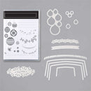 Olive Leaves Metal Cutting Dies + Silicone Stamps Set for Scrapbooking DIY