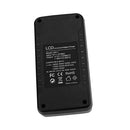 Battery Charger Adapter 2 Slot For 3.7V Rechargeable Li-Ion Batteries