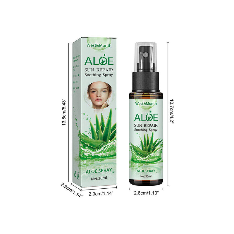 Aloe Vera Essence Spray Skin Sunburn Soothing Repairing Moisturizing Sooth Skin