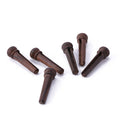6pcs/Lots of Acoustic Guitar Ebony Bridge Pin with 4mm Golden Classic Style Pu