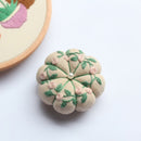 Floral Design Sewing Needle Hand Embroidery Pin Cushion Pincushions Pin Pillow