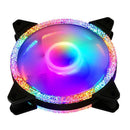 120mm Fan RGB Computer Case Fans Cooling Radiator Small 3pin + Large 4pin