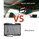 Double-Layer Car Roof Hanging Storage Net Organizer Car Interior Accessories