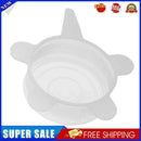 10pcs Heat Resistant Reusable Stretch Lids Food Wrap Bowl Cover (6.5cm)