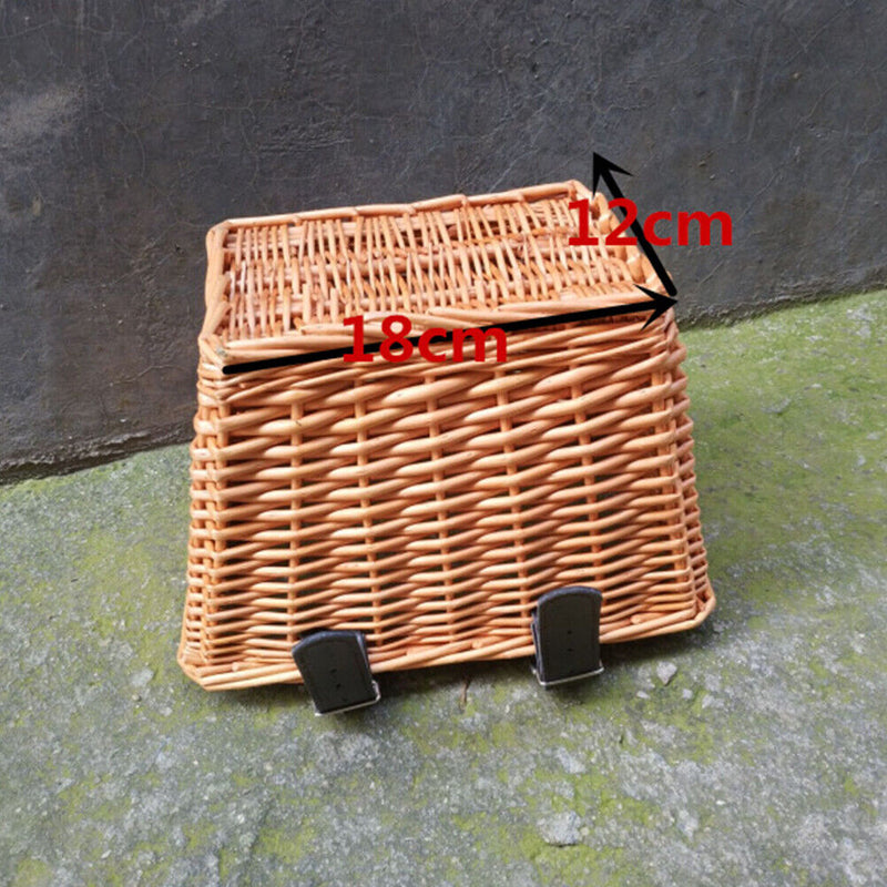 Children Bicycle Basket Mountain Wicker Detachable Bikes Front Decorations Newly