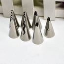 Tips Cake Decorating Stainless Steel Icing Piping Nozzles Baking Mold Russian