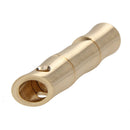 Brass Bamboo Shape Key Chain Whistle SOS Survival EDC Tool Newly