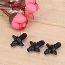 100pcs 6mm Male Thread Single Barbed 4/7mm PVC Hose Connector Home Garden